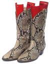 [Snakeskin boots]