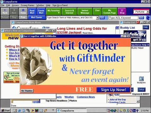 [CompuServe screenshot]