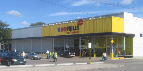 [No Frills store]