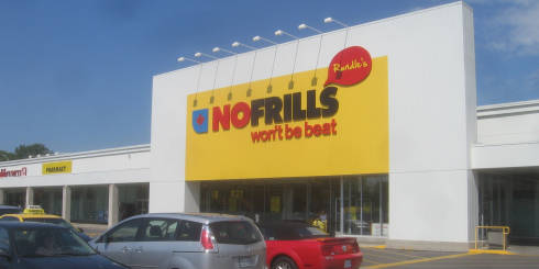 [No Frills store]