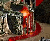 [Doom map detail]