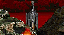 [Doom map detail]