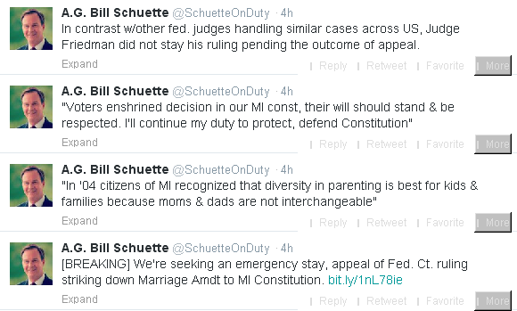 [I can't believe he calls himself SchuetteOnDuty.]