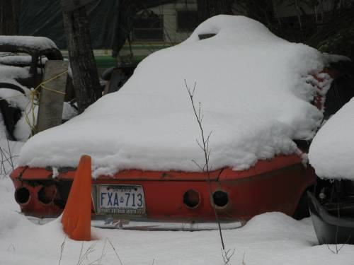 [Junked Corvair]