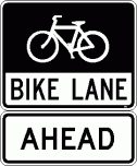 [Bike Lane Ahead]