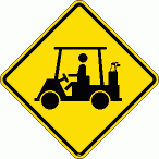 [Golf Cart Crossing]