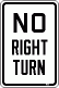 [No Right Turn]